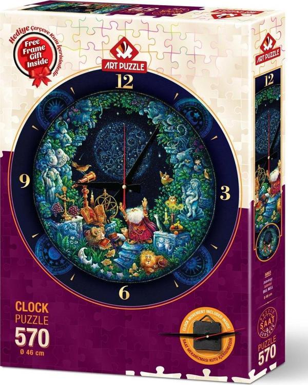 Art Puzzle 570 Parça Puzzle Astroloji Saat 5003 - Image 1