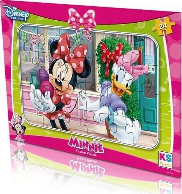 Ks Games Puzzle 24 Parça Minnie Mouse Frame 24X34Cm Min.704 - Image 1