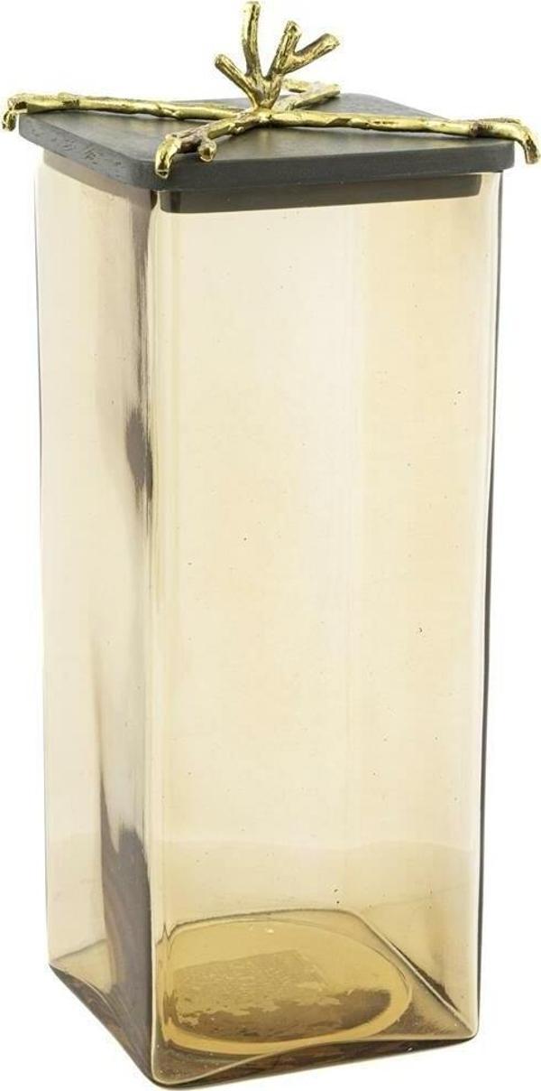 Mikasa Moor Branch Amber Cam Kavanoz 10x29cm - Image 1