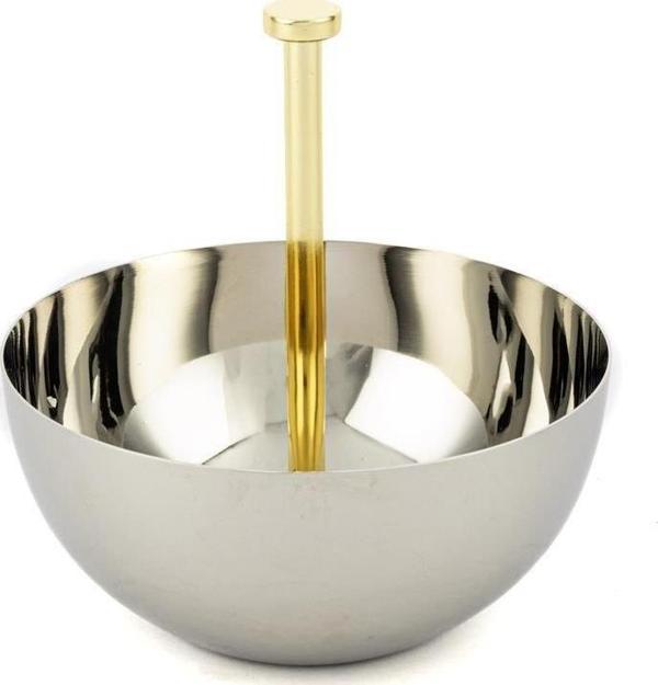 Mikasa Moor Gold Silver Metal Kase 15x15cm - Image 1