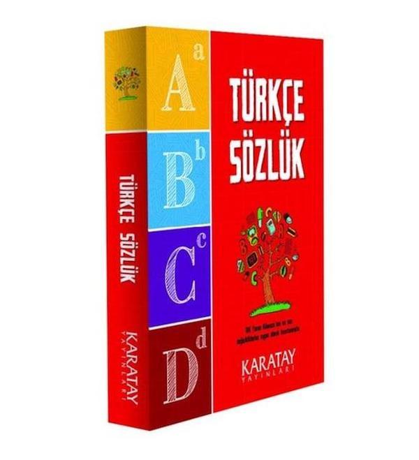 4E Sözlük Türkçe Karton Kapak 1.Hamur Karatay Yayınevi - Image 1
