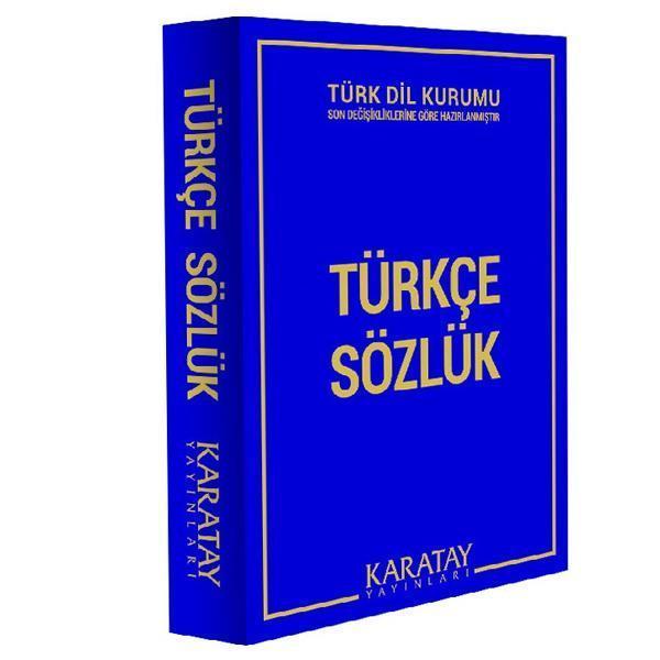 4E Sözlük Türkçe Ortaokul Yeni Biala Plastik Kapak 1.Hamur 512 SYF. Mavi Karatay Yayınevi - Image 1