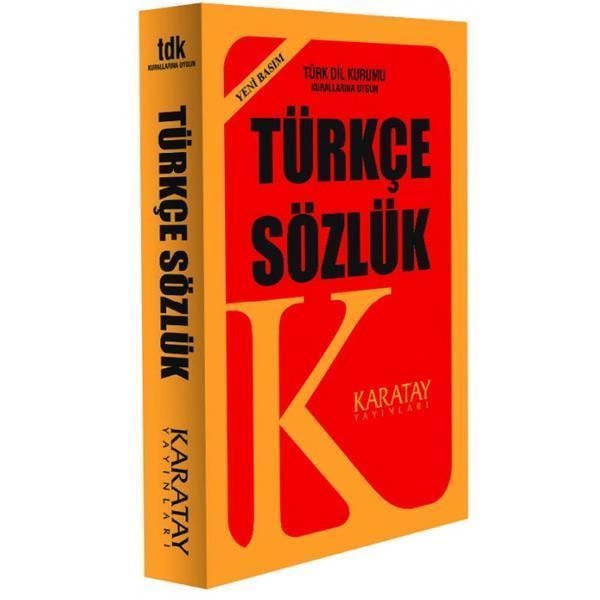 4E Sözlük Türkçe Plastik Kapak 1.Hamur Sarı Karatay Yayınevi - Image 1