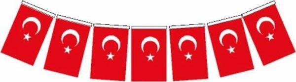 Vatan Kağıt Bayrak Türk İpli 50 Lİ Orta VT807 - Image 1