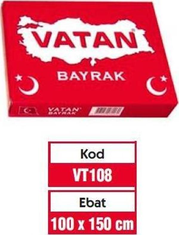 Vatan Türk Bayrağı 100x150 VT108 - Image 1