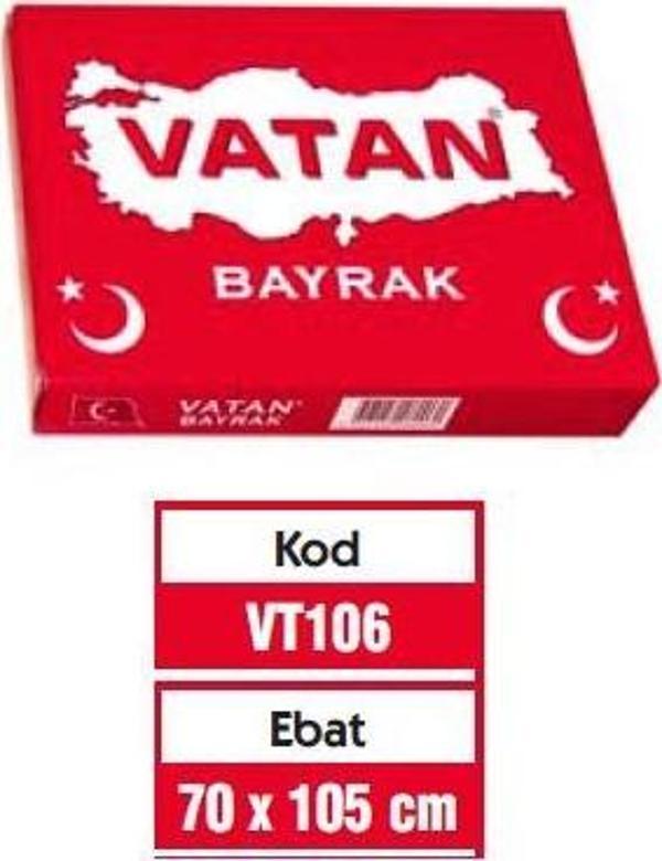 Vatan Türk Bayrağı 70x105 VT106 - Image 1