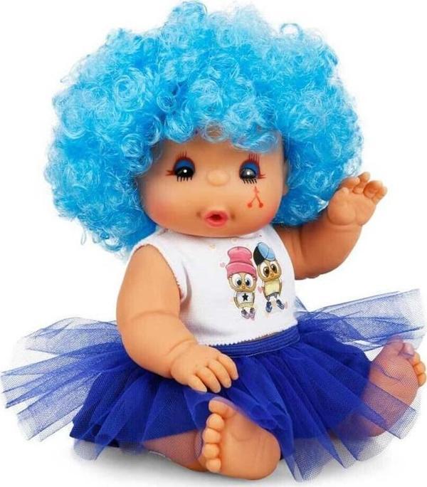 Sunman Afro Kıvırcık Renkli Saçlı Bebek 23 Cm 20040 - Image 1