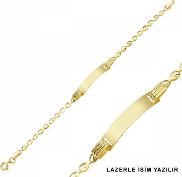 Altın Çocuk Bileklik Lazerle İsim Yazılır - Image 1