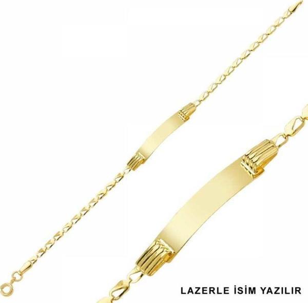 Altın Çocuk Bileklik Lazerle İsim Yazılır - Image 1