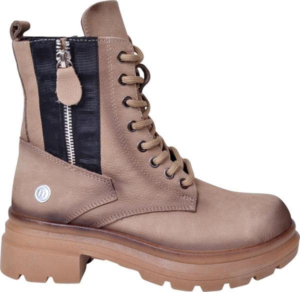 MAMMAMİA 23KB-1545 TOPUKLU DERİ GENÇ KADIN POSTAL BOT - Image 1