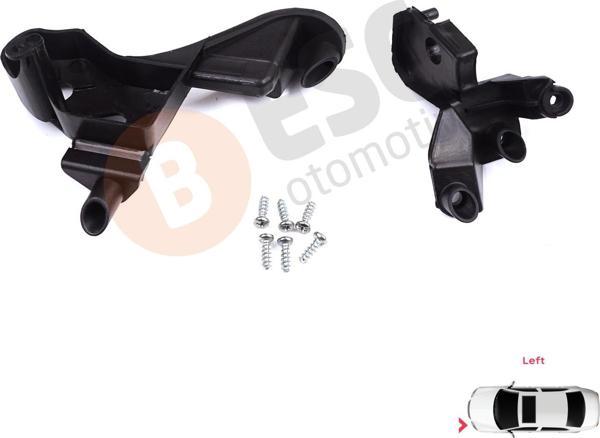 Citroen C4 MK2 B7 NC 2009-2018 DS4 MK1 NX 2010-2015 6212H1 İçin Sol Ön Far Ayak Tamir Seti - Image 1