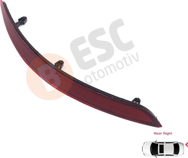 Fiat Egea 2015-On 4-Kapı Sedan 51998149 için Sağ Arka Tampon Reflektörü - Image 1