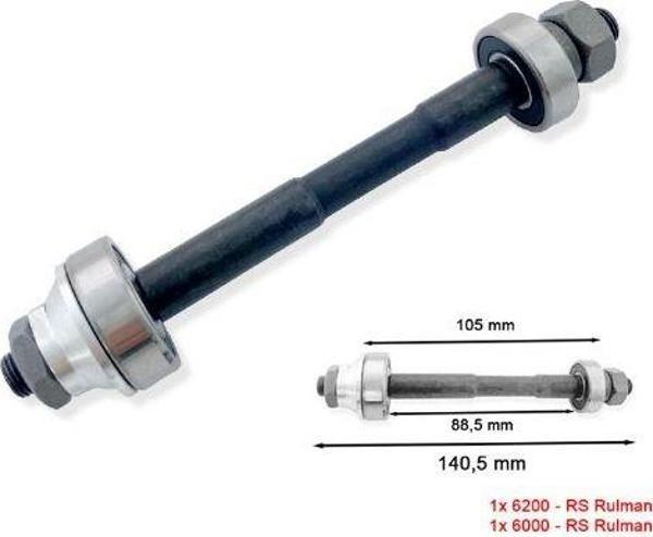 Shunfeng Kaset Uyumlu Rulmanlı Arka Mil Seti MIL-205 - Image 1
