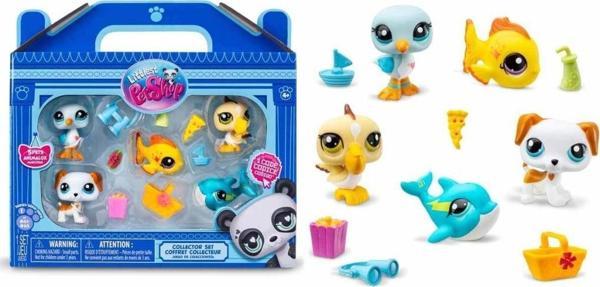 Littlest Pet Shop Minişler 5'li Figür Seti S1 - Minişler Tatilde - Image 1