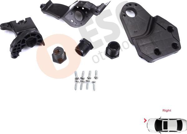 Mercedes E Class W213 X213 W238 C238 A238 2016-2020 A2138202200 İçin Sağ Ön Far Ayak Tamir Seti - Image 1
