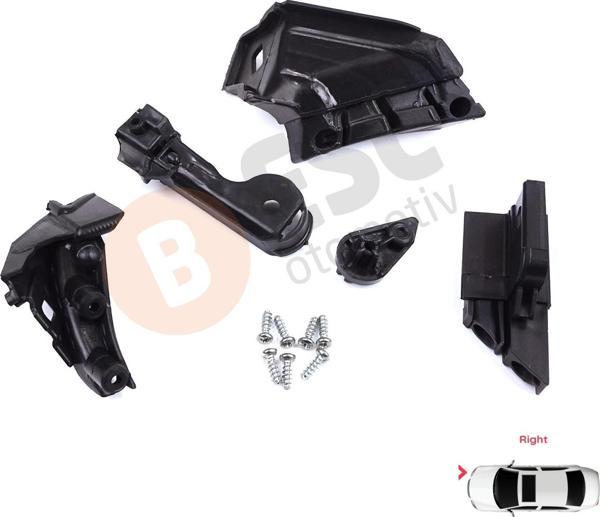 Opel Astra J MK4 P10 2009-2015 4/5 Kapı GTC 2011-2018 13335737 İçin Sağ Ön Far Ayak Tamir Seti - Image 1