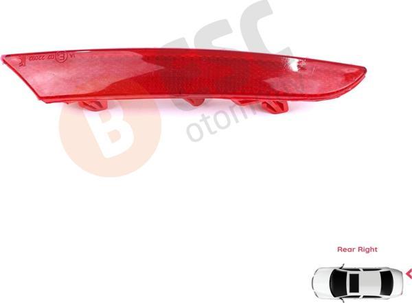 Renault Clio MK5 BF B7 2019-On 265602442R için Sağ Arka Tampon Reflektörü - Image 1