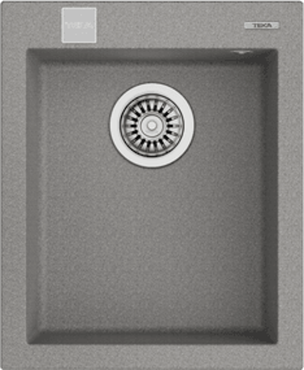 TEKA FORSQUARE 34.40 TEZGAH ÜSTÜ STONE GRİ GRANİT EVYE - Image 1