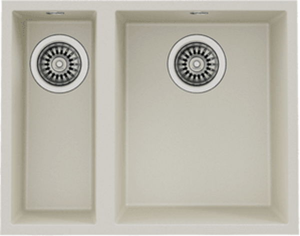 TEKA SQUARE 560 TEZGAH ALTI BRİGHT KREM GRANİT EVYE - Image 1