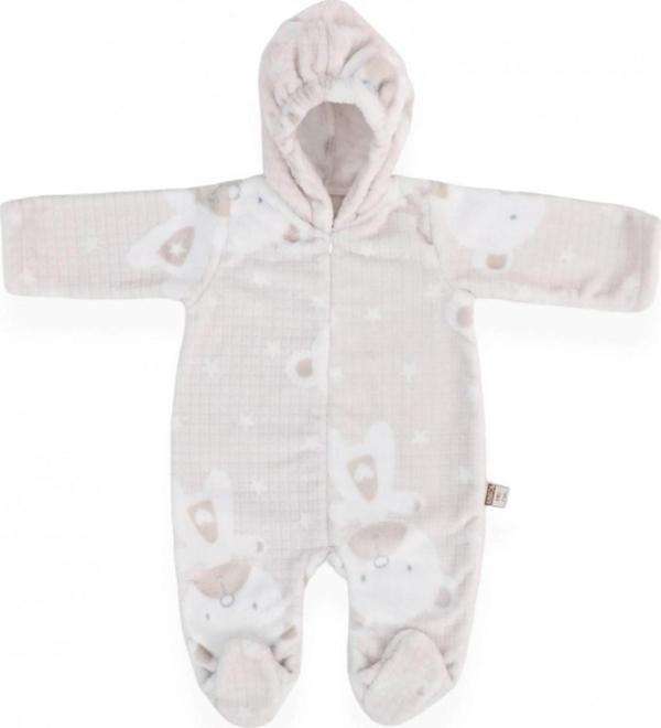 Bebitof Ayıcık Desenli Welsoft Bebek Tulumu 70324 - Image 1