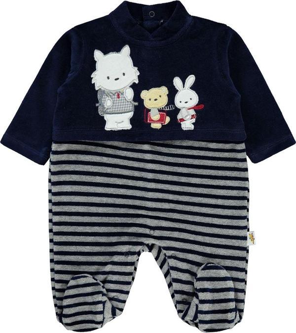 Mini DamlaKadife 3 Arkadaş Bebek Tulumu 45011 - Image 1