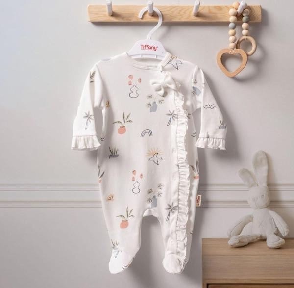Tiffany Baby Sunny Garden Patikli Bebek Tulumu 2410040 - Image 1