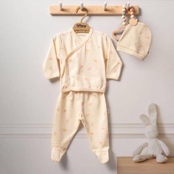 Tiffany Baby Organik Bird Theme 3'lü Zıbın Seti 2424078 - Image 1