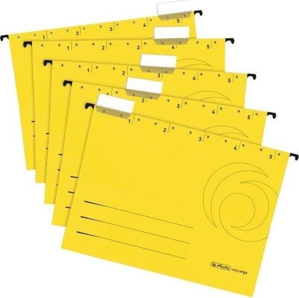 HERLITZ ASKILI DOSYA 5 Lİ SARI 5874672 - Image 1