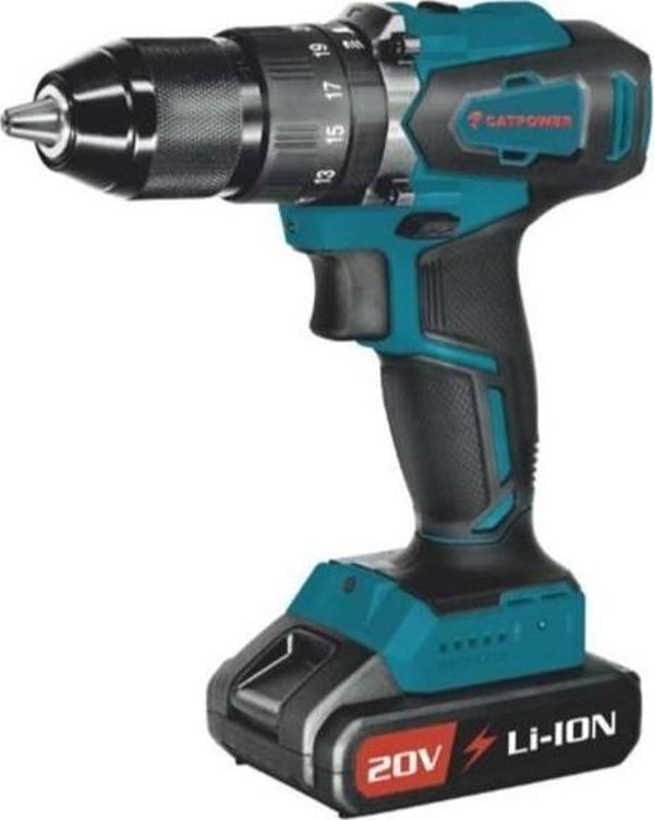 Catpower CAT4111 20V 2.0 Ah Kömürsüz Li-ion Çift Akülü Darbeli Vidalama - Image 1