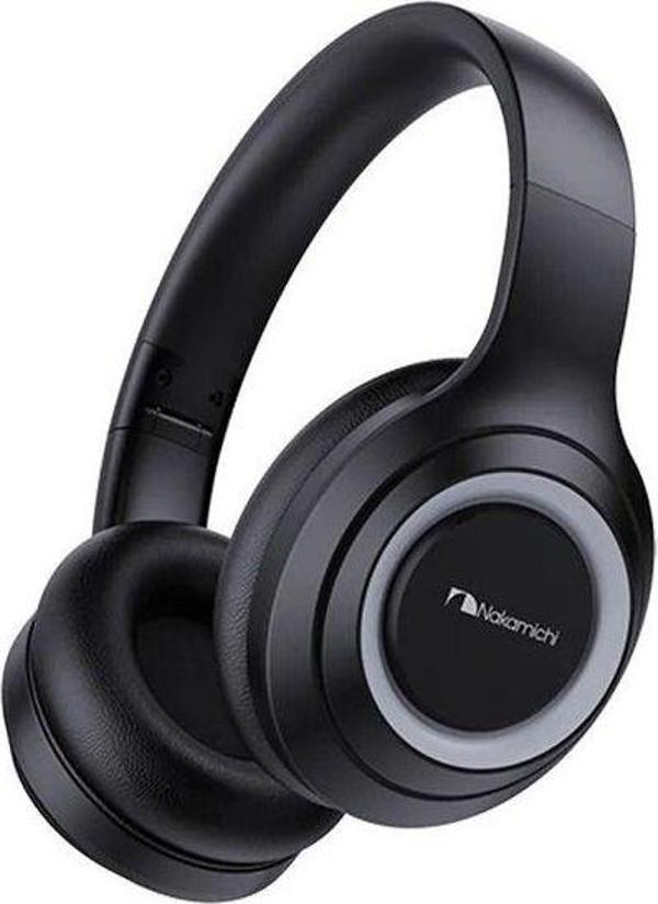 Nakamichi NHP-X2 Bluetooth Siyah Kablosuz Kulaküstü Kulaklık - Image 1