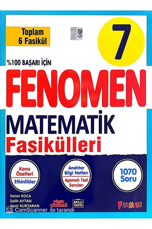 Fenomen Yayıncılık 7. Sınıf Matematik Yeni Kapaklı Konu Özetli Soru Bankası Fasikülleri 6 Fasikül - Fenomen Yayıncılık - Image 1