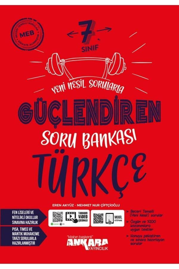 Ankara Yayıncılık 7. Sınıf Türkçe Güçlendiren Soru Bankası 2023-24 Dönemi - Ankara Yayıncılık - Image 1