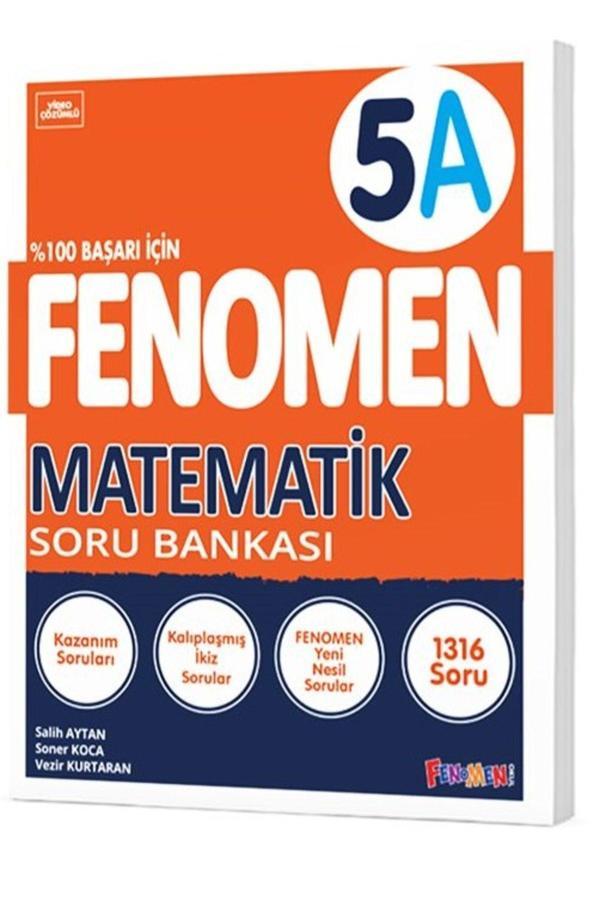 Fenomen Yayıncılık Okul 2024 5. Sınıf Matematik A Soru Bankası Yeni Nesile Kolay Geçiş - Fenomen Yayıncılık - Image 1