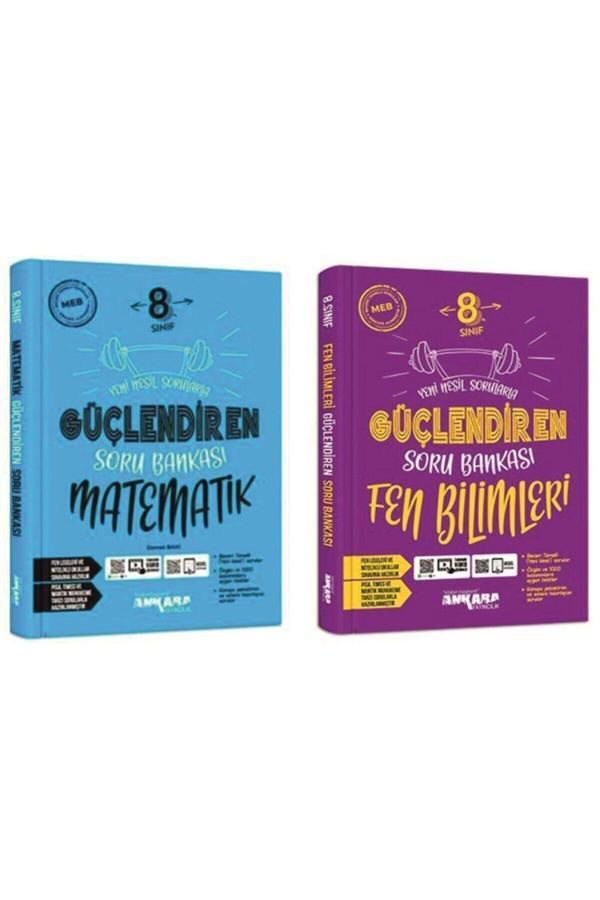 Ankara Yayıncılık Ankara 8.Sınıf Güçlendiren Serisi Matematik - Fen Bilimleri Soru Bankası Seti - Ankara Yayıncılık - Image 1