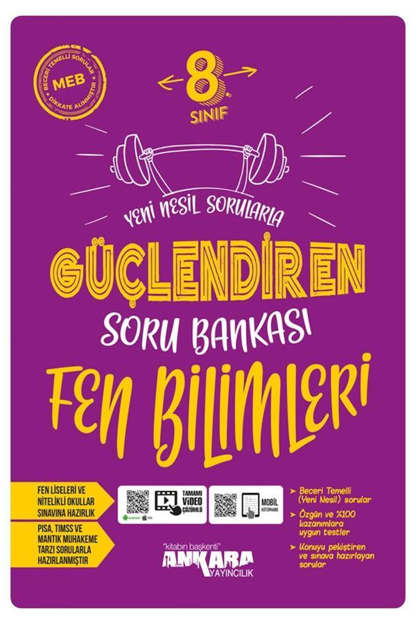 Ankara Yayıncılık 8.Sınıf Yeni Nesil Sorularla Güçlendiren Fen Bilimleri Soru Bankası - Ankara Yayıncılık - Image 1