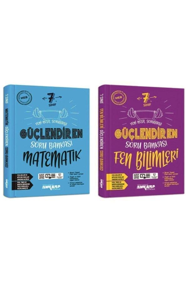 Ankara Yayıncılık Ankara Yayınları 7.Sınıf Güçlendiren Serisi Matematik - Fen Bilimleri Soru Bankası Seti - Ankara Yayıncılık - Image 1