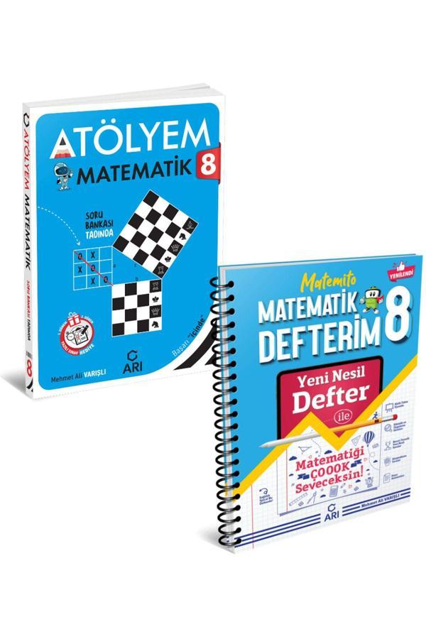 Arı Yayıncılık Yayınları 8 Sınıf Matematik Atölyem Akıllı Defter Seti 2 Kitap - Arı Yayıncılık - Image 1