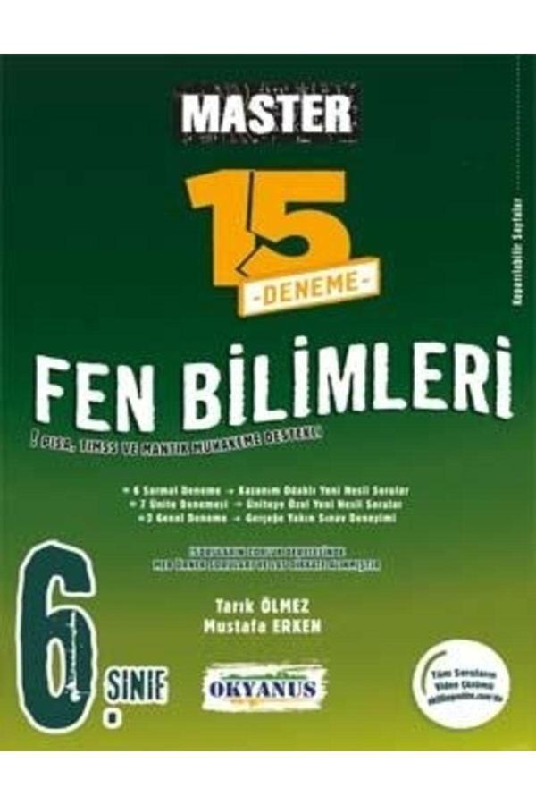Okyanus Yayıncılık 6. Sınıf Master 15 Fen Bilimleri Denemesi - Okyanus - Okyanus Yayıncılık - Image 1