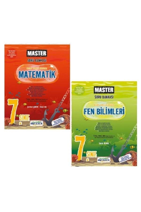 Okyanus Yayıncılık 7. Sınıf Master Matematik - Master Fen Bilimleri Soru Bankası Set - Okyanus Yayıncılık - Image 1