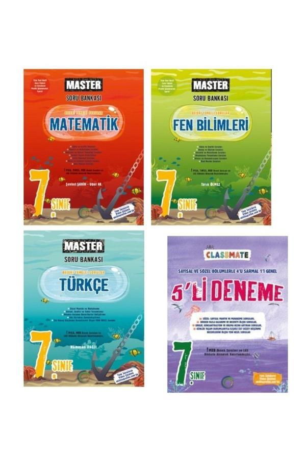 Okyanus Yayıncılık 7. Sınıf Master Türkçe - Matematik - Fen Bilimleri Soru Bankası + Paket Deneme Seti Okyanus 2024 - Okyanus Yayıncılık - Image 1