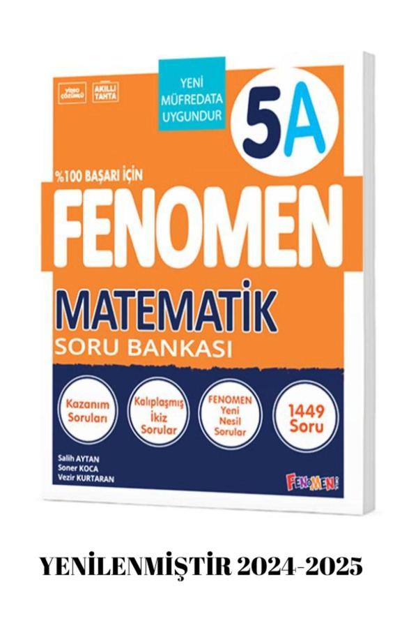 Fenomen Yayıncılık 5 Matematık (A) Soru Bankası Yeni Ürün - Fenomen Yayıncılık - Image 1