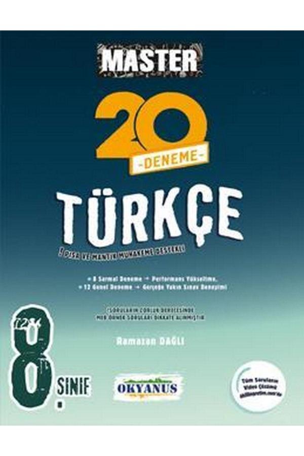 Okyanus Yayıncılık 8. Sınıf Master 20 Türkçe Denemesi 2024 - Okyanus Yayıncılık - Image 1