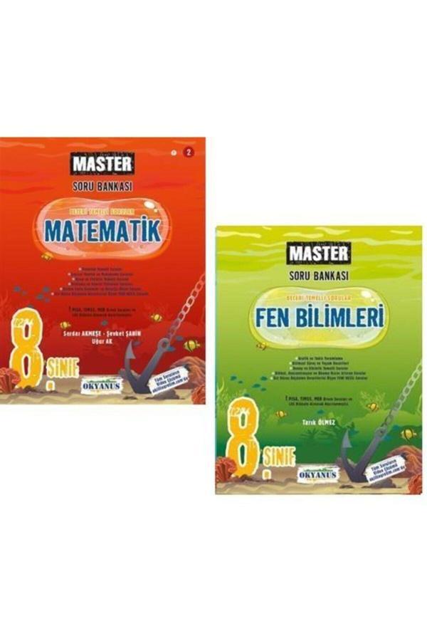 Okyanus Yayıncılık 8. Sınıf Matematik Fen Bilimleri Master Soru Bankası Seti Yeni 2021 - Okyanus Yayıncılık - Image 1