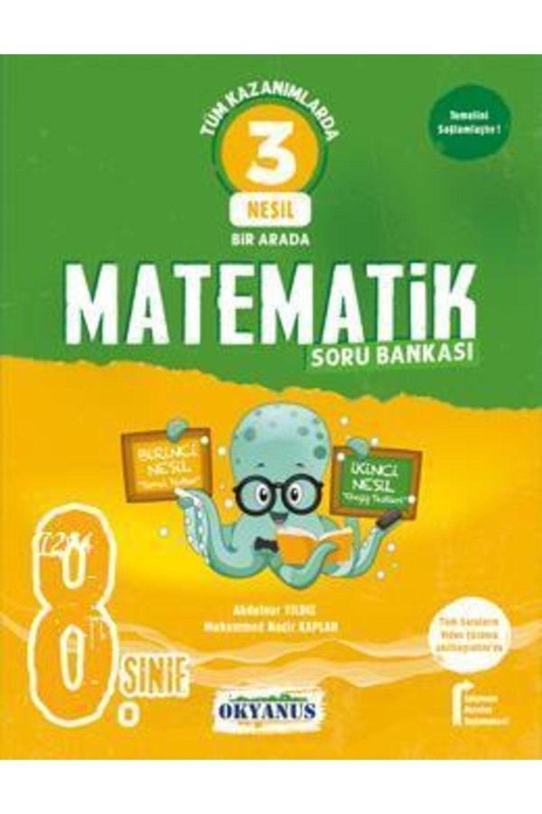 Okyanus Yayıncılık 8.Sınıf 3 Nesil Matematik Soru Bankası - Okyanus Yayıncılık - Image 1