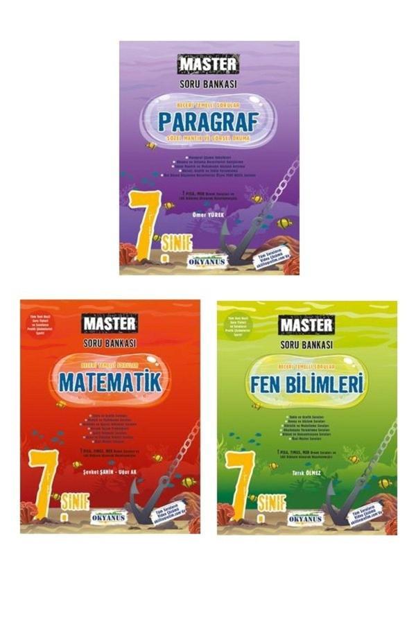 Okyanus Yayıncılık Yayıncılık 7. Sınıf Master Paragraf - Matematik - Fen Bilimleri Soru Bankası Set - Okyanus Yayıncılık - Image 1