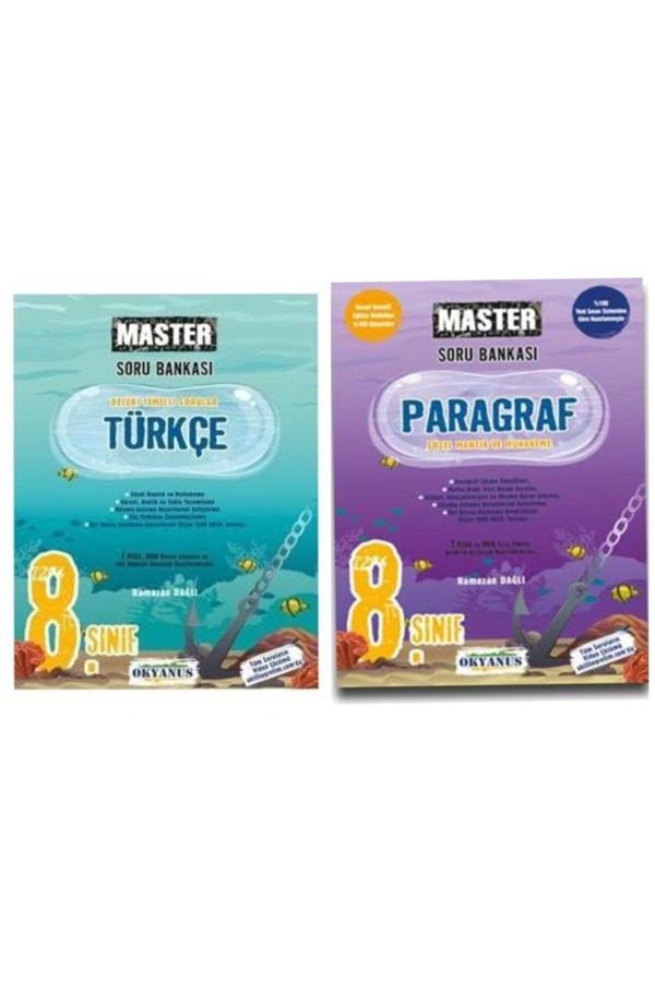 Okyanus Yayıncılık 8.Sınıf Okyanus Master Türkçe + Paragraf Soru Bankası 2'Li Set - Okyanus Yayıncılık - Image 1