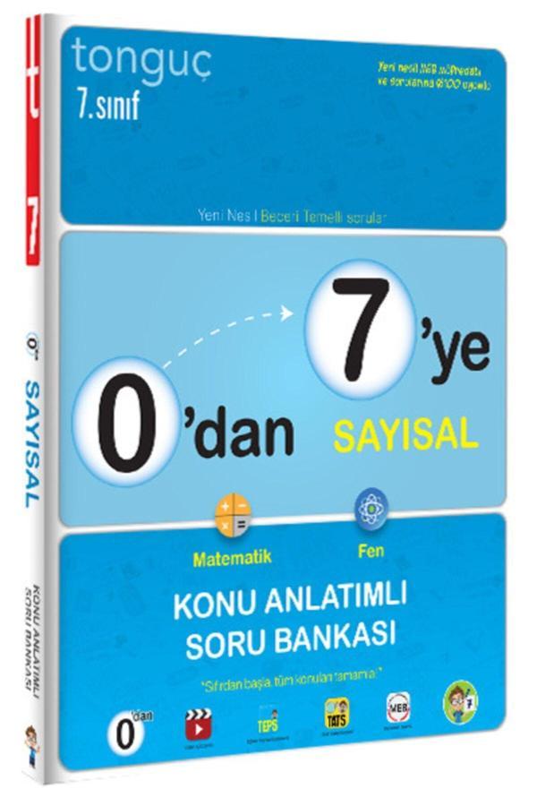 Tonguç Akademi Güncel Baskı 0'Dan 7'Ye Sayısal Konu Anlatımlı Soru Bankası - Tonguç Akademi - Image 1