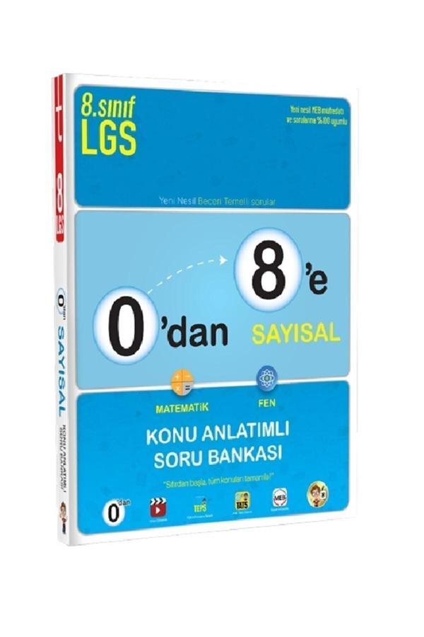 Tonguç Yayınları 8. Sınıf 0'Dan 8'E Sayısal Konu Anlatımlı Soru Bankası - Tonguç Yayınları - Image 1
