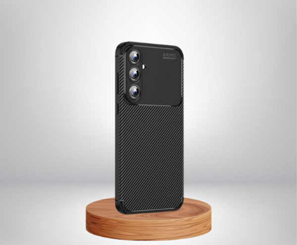 Samsung Galaxy A16  Focus Karbon Kapak SİYAH - Image 1