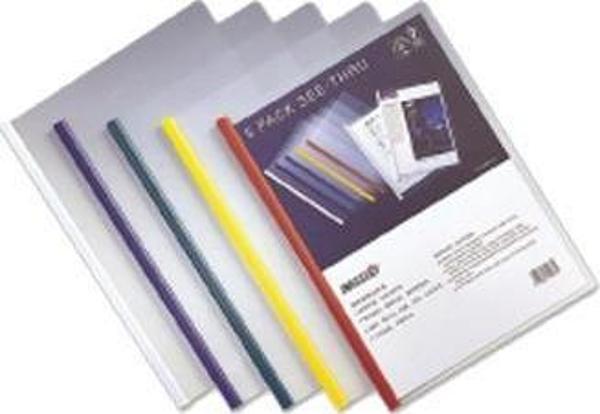 Comix HF287A Sırttan Klips Sıkıştırmalı Dosya 5li Paket 218x310mm - Image 1
